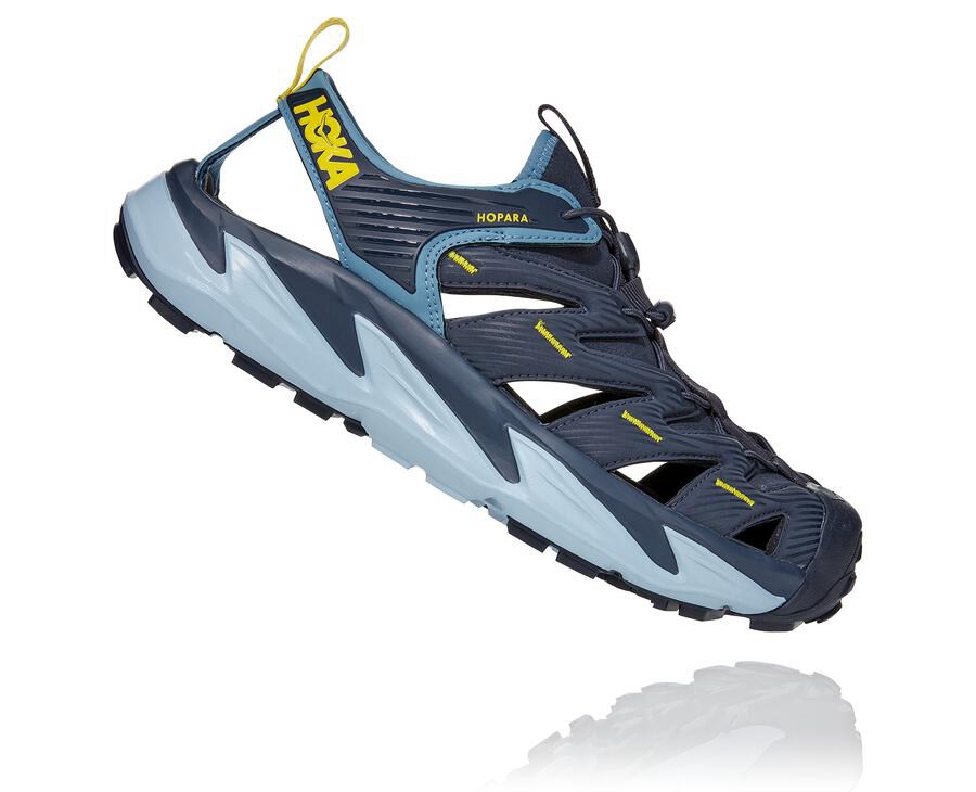 Hoka One One Hopara Sandaler Herr - Marinblå - RKBHO-8237